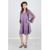 Robe en soie mousseline Mauve 36-40