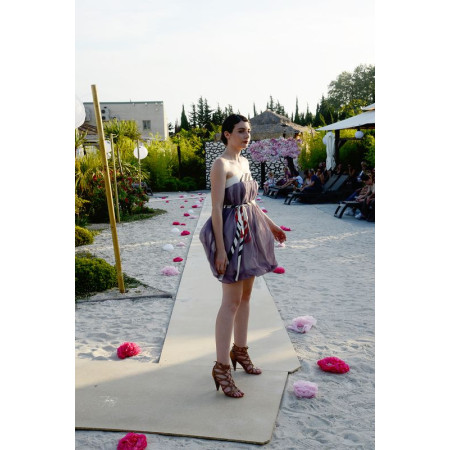 Robe bustier ou jupe en soie mousseline  36-42