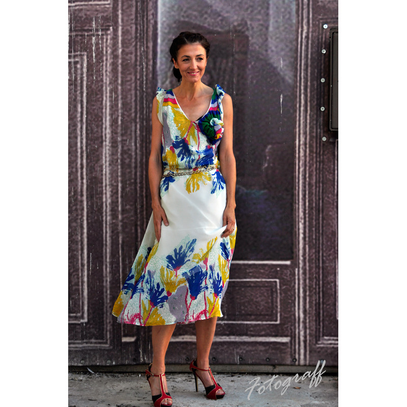 Robe longue multicolore 36- 42