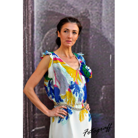 Robe longue multicolore 36- 42