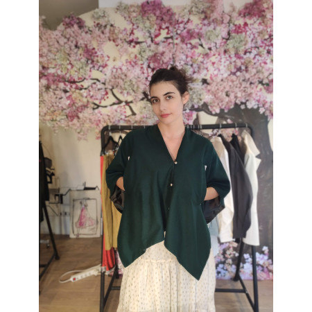 Cape en laine fin + Echarpe