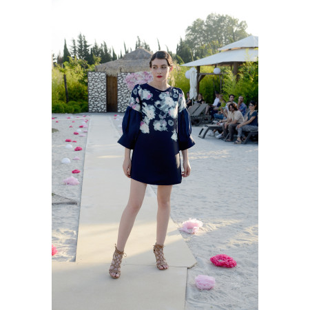 Robe en soie satin chic