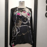 Blouse en soie satin imprimée