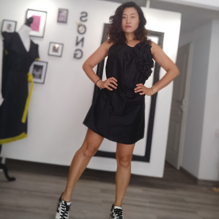 Robe en soie sauvage 36-40