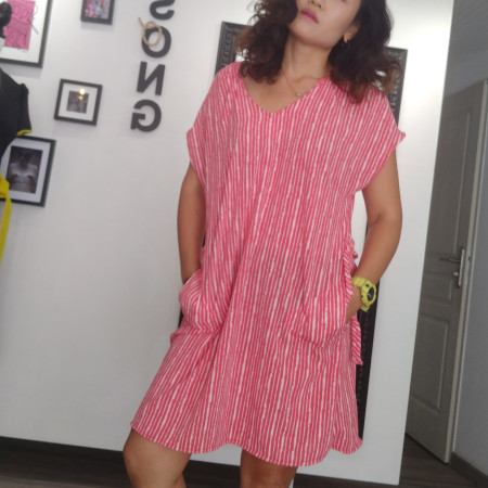 Robe Orange pour l'été