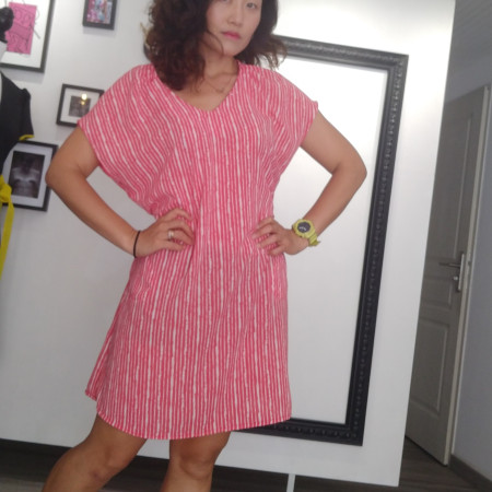 Robe Orange pour l'été