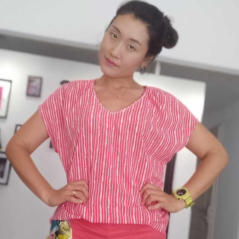 Tunique Orange pour l'été