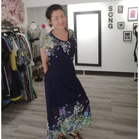 Robe longue chic élégante