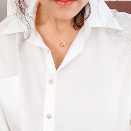 Blouse en satin grand taille