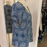 Blouse imprimée style Vasarely