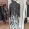 Robe imprimée style croisée