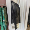 Blouse en tissu transparent élastique