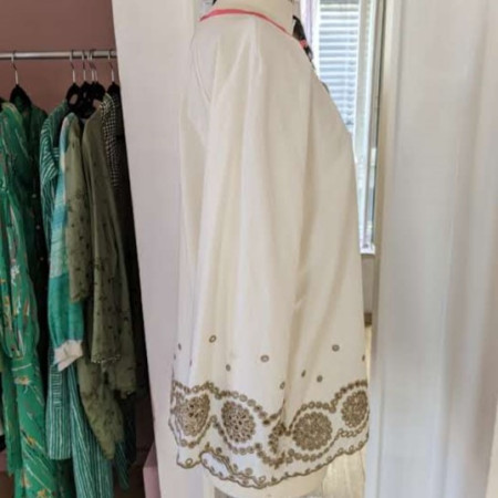 Blouse en coton anglaise