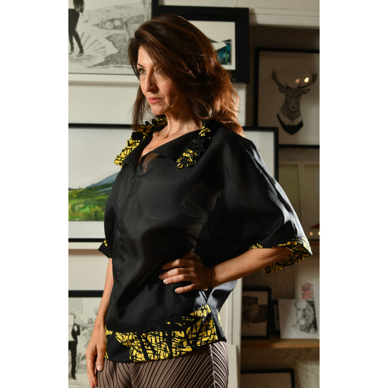 Blouse en tissu coréen Hanbok + soie