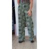 Pantalon à motif géométrique
