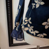 Blouse en velours imprimée